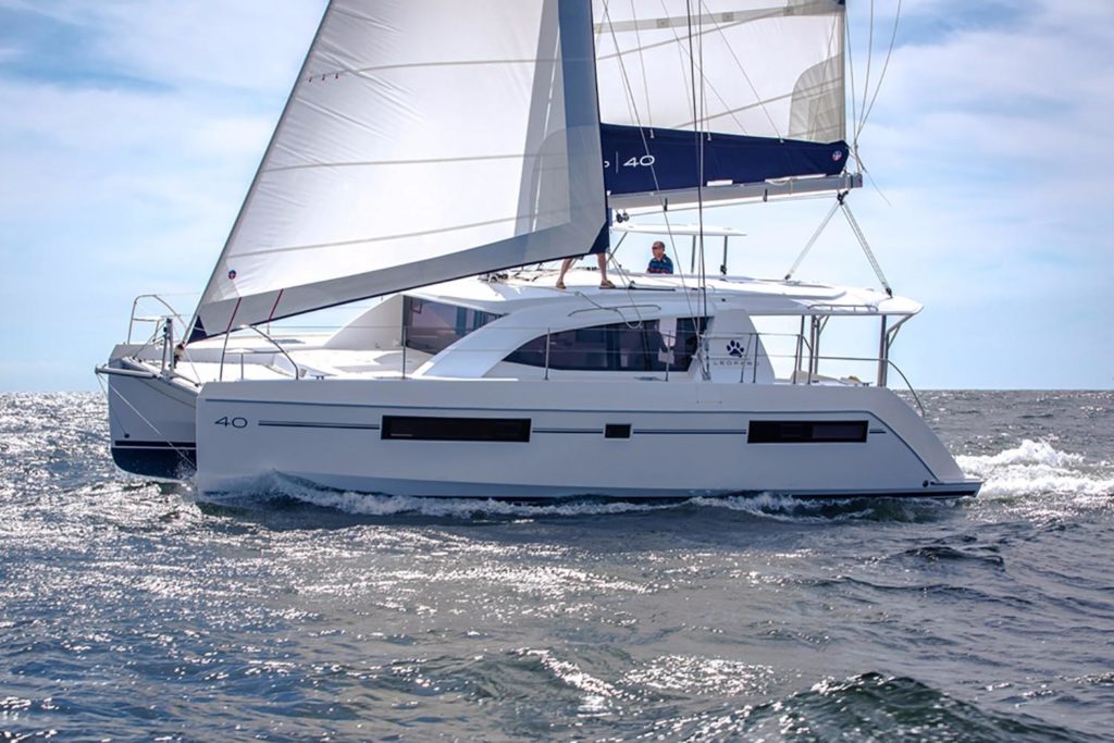 privilege 585 catamaran 2020